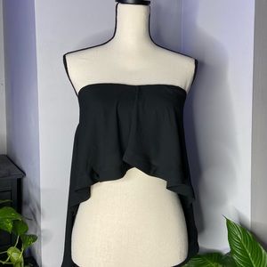 NWT Express Asymmetrical Flowy Crop Top